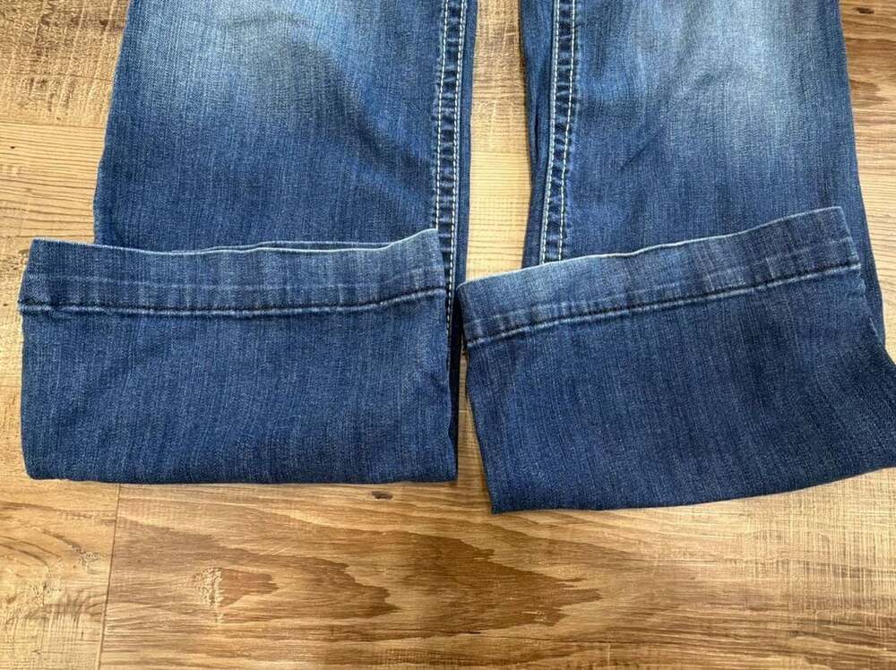 Ariat Women's Mid Rise Entwined Trouser Jeans 32L Western Rodeo - Picture 3 of 9